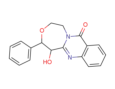 11H-5-hydroxy-1,2,4,5-tetrahydro-4-phenyl<1,4>oxazepino<5,4-b>quinazolin-11-one