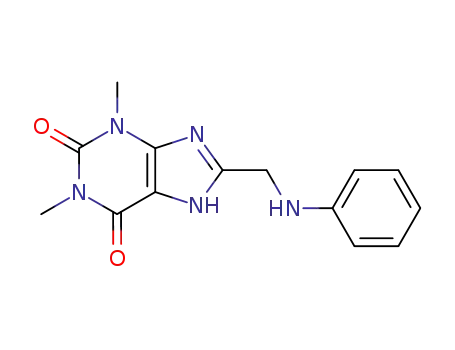 1H-Purine-2,6-dione, 3,7-dihydro-1,3-dimethyl-8-[(phenylamino)methyl]-