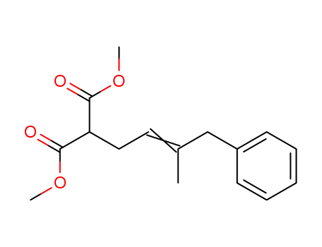 2-((Z)-3-Methyl-4-phenyl-but-2-enyl)-malonic acid dimethyl ester