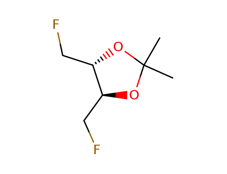 (+)-(2R,3R)-2,3-O-isopropylidene-2,3-dihydroxy-1,4-difluorobutane