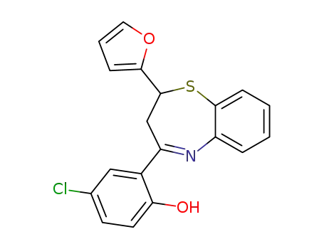 4-Chloro-2-(2-furan-2-yl-2,3-dihydro-benzo[b][1,4]thiazepin-4-yl)-phenol