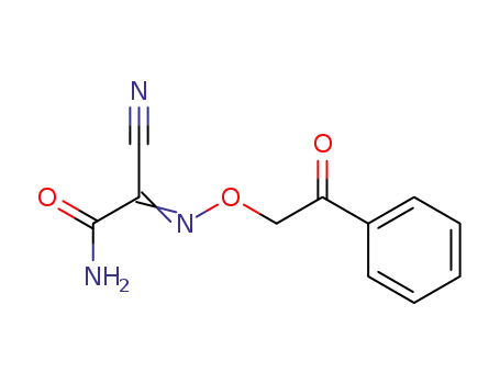 Cyan(phenacyloxyimino)acetamid