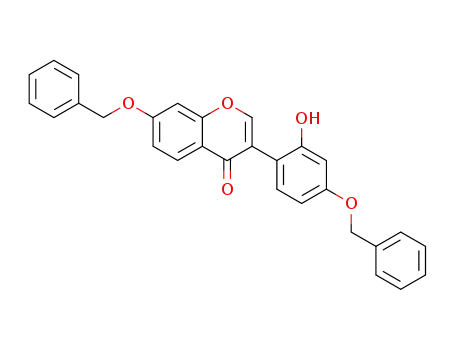 Molecular Structure of 62027-18-3 (4H-1-Benzopyran-4-one,
3-[2-hydroxy-4-(phenylmethoxy)phenyl]-7-(phenylmethoxy)-)