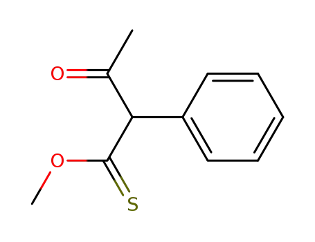 Benzeneethanethioic acid, a-acetyl-, O-methyl ester
