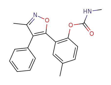 Methyl-carbamic acid 4-methyl-2-(3-methyl-4-phenyl-isoxazol-5-yl)-phenyl ester