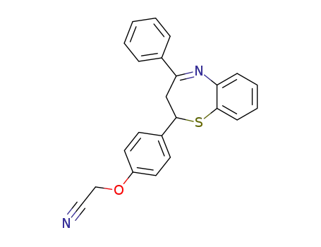 [4-(4-Phenyl-2,3-dihydro-benzo[b][1,4]thiazepin-2-yl)-phenoxy]-acetonitrile