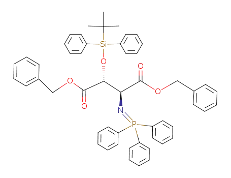 <<(2S,3R)-3-<(tert-Butyldiphenylsilyl)oxy>-1,4-bis(benzoyloxy)-1,4-dioxo-2-butyl>imino>triphenylphosphorane