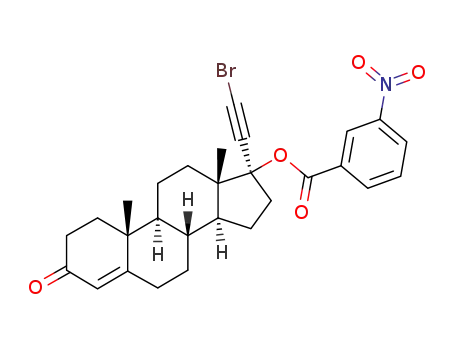 17α-(Bromethinyl)-17β-(4-nitrobenzoyloxy)-4-androsten-3-on