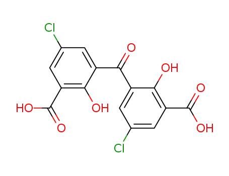 5,5'-dichloro-2,2'-dihydroxy-3,3'-carbonyl-di-benzoic acid