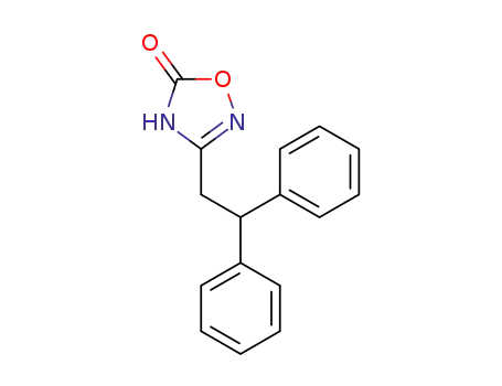 3-(2,2-diphenyl-ethyl)-4<i>H</i>-[1,2,4]oxadiazol-5-one