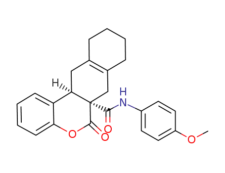 6a,7,8,9,10,11,12,12a-Octahydro-N-(4-methoxyphenyl)-6-oxo-6H-5-oxabenz<a>anthracen-6a-carboxamid
