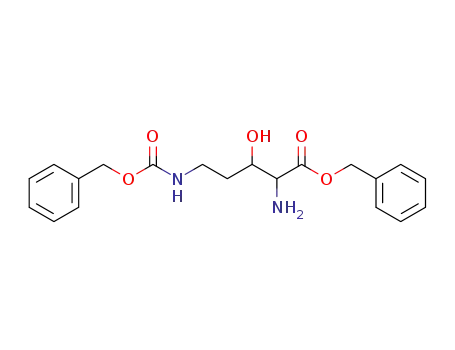 threo-N<sup>5</sup>-benzyloxycarbonyl-3-hydroxyornithine benzyl ester