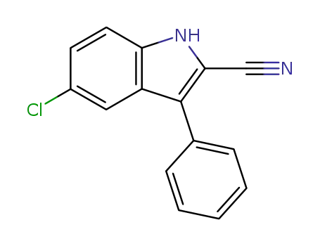 5-chloro-3-phenyl-1H-indole-2-carbonitrile