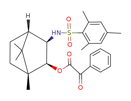 Oxo-phenyl-acetic acid (1R,2S,3R,4S)-1,7,7-trimethyl-3-(2,4,6-trimethyl-benzenesulfonylamino)-bicyclo[2.2.1]hept-2-yl ester