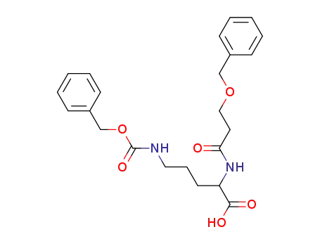 Molecular Structure of 119027-79-1 (L-β-benzyloxypropionyl-carbobenzoxyrnithine)