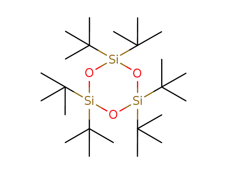 Molecular Structure of 78393-18-7 (Cyclotrisiloxane, hexakis(1,1-dimethylethyl)-)