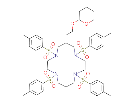 (<(tetrahydro-3'',4'',5'',6''-2''H-pyranyl-2)oxy>-2'-ethyl)-6-tetratosyl-1,4,8,11-tetraaza-1,4,8,11-cyclotetradecane