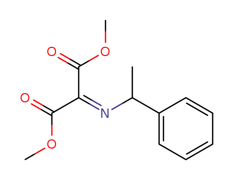 Molecular Structure of 103218-08-2 (2-(1-Phenyl-ethylimino)-malonic acid dimethyl ester)