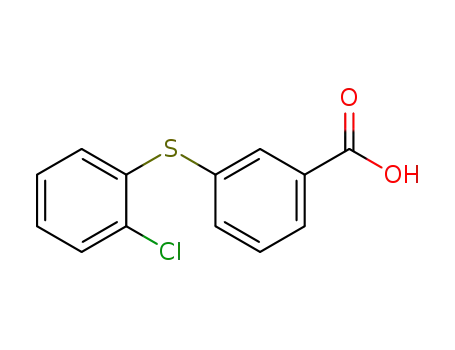 Molecular Structure of 141358-05-6 (3-(2-Chlorophenylthio)Benzoic Acid)