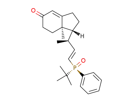 (1R,7aR)-1-[(E)-(S)-3-((S)-tert-Butyl-phenyl-phosphinoyl)-1-methyl-allyl]-7a-methyl-1,2,3,6,7,7a-hexahydro-inden-5-one
