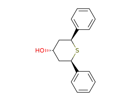 trans,trans-4-Hydroxy-2,6-diphenyltetrahydrothiopyran