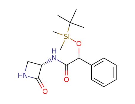 (3S)-3-(D-2-tert-butyldimethylsilyloxy-2-phenylacetamido)-2-azetidinone