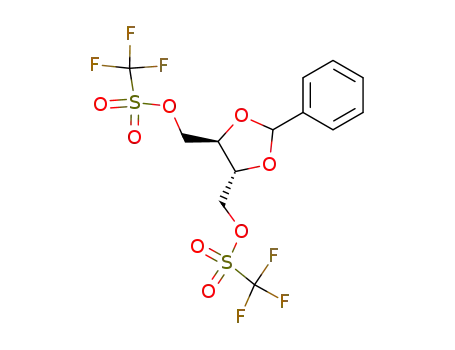 Trifluoro-methanesulfonic acid (4R,5R)-2-phenyl-5-trifluoromethanesulfonyloxymethyl-[1,3]dioxolan-4-ylmethyl ester