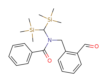 Benzamide, N-[bis(trimethylsilyl)methyl]-N-[(2-formylphenyl)methyl]-