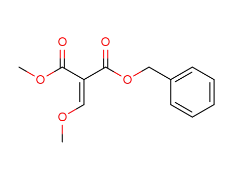 Molecular Structure of 114995-76-5 ((E)-benzyl methyl (methoxymethylene)malonate)