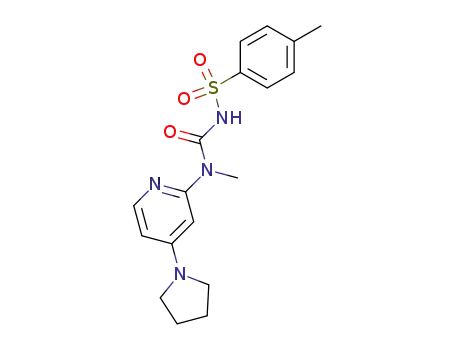 1-Methyl-3-(4-methylphenyl)sulfonyl-1-(4-pyrrolidin-1-ylpyridin-2-yl)urea