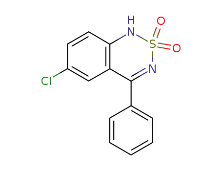 6-chloro-4-phenyl-1H-benzo[c][1,2,6]thiadiazine-2,2-dioxide