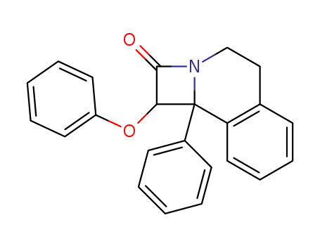Molecular Structure of 70454-07-8 (1-Phenoxy-9b-phenyl-1,4,5,9b-tetrahydro-azeto[2,1-a]isoquinolin-2-one)