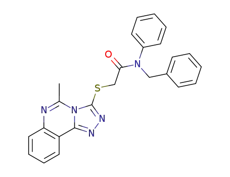 N-benzyl-2-[(5-methyl[1,2,4]triazolo[4,3-c]quinazolin-3-yl)sulfanyl]-N-phenylacetamide