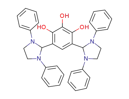 1,2,3-Benzenetriol, 4,6-bis(1,3-diphenyl-2-imidazolidinyl)-