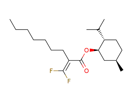 2-Difluoromethylene-nonanoic acid (1R,2S,5R)-2-isopropyl-5-methyl-cyclohexyl ester