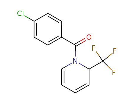 Molecular Structure of 144459-43-8 (Pyridine, 1-(4-chlorobenzoyl)-1,2-dihydro-2-(trifluoromethyl)-)