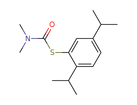 Dimethyl-thiocarbamic acid S-(2,5-diisopropyl-phenyl) ester