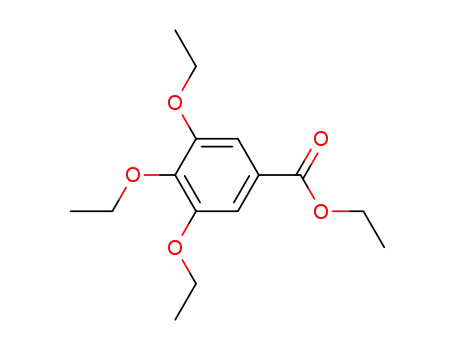Molecular Structure of 31374-71-7 (3,4,5-Triethoxybenzoic acid ethyl ester)