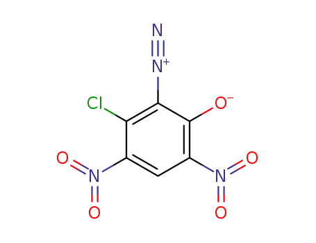 Molecular Structure of 97564-29-9 (2-diazo-3-chloro-4,6-dinitrophenol)