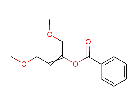 Molecular Structure of 78703-94-3 (Benzoic acid (Z)-3-methoxy-1-methoxymethyl-propenyl ester)