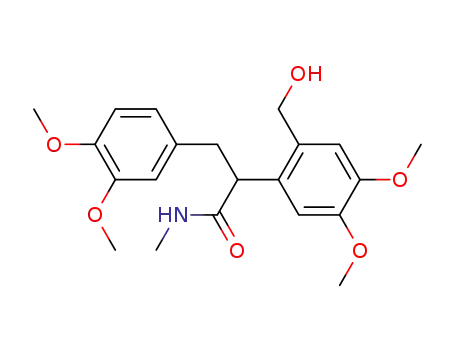 2-(2-hydroxymethyl-4,5-dimethoxyphenyl)-3-(3,4-dimethoxyphenyl)-N-methylpropionamide