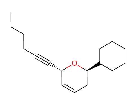 (2R,6R)-2-Cyclohexyl-6-hex-1-ynyl-3,6-dihydro-2H-pyran