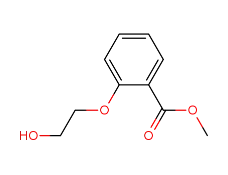 Molecular Structure of 28077-23-8 (2-(2-HYDROXY-ETHOXY)-BENZOIC ACID METHYL ESTER)