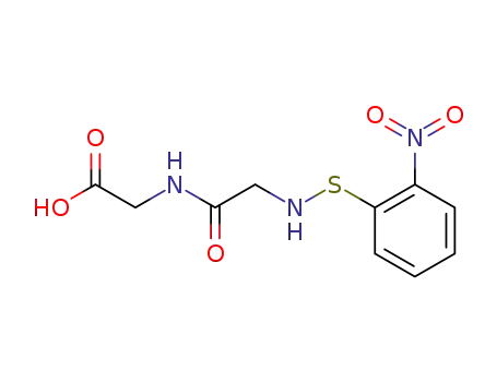 Molecular Structure of 28140-52-5 (Glycine, N-[N-[(2-nitrophenyl)thio]glycyl]-)
