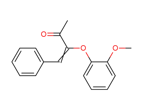 3-Buten-2-one, 3-(2-methoxyphenoxy)-4-phenyl-