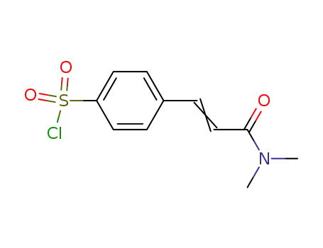 Benzenesulfonyl chloride, 4-[3-(dimethylamino)-3-oxo-1-propenyl]-