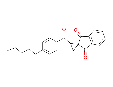 2-(4-Pentylbenzoyl)spiro[cyclopropane-1,2'-indene]-1',3'-dione