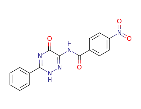 Benzamide, N-(2,5-dihydro-5-oxo-3-phenyl-1,2,4-triazin-6-yl)-4-nitro-
