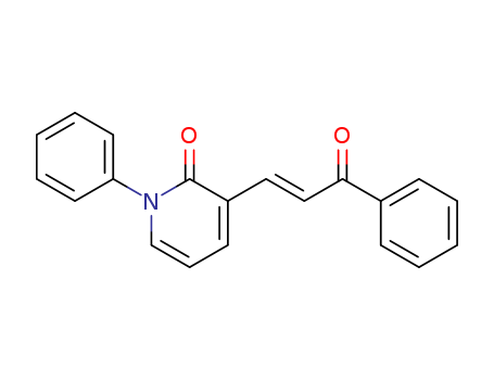 2-Propen-1-one, 3-(1,2-dihydro-2-oxo-1-phenyl-3-pyridinyl)-1-phenyl-,  (E)-