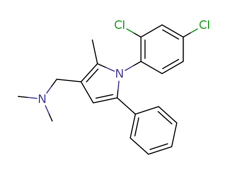[1-(2,4-Dichloro-phenyl)-2-methyl-5-phenyl-1H-pyrrol-3-ylmethyl]-dimethyl-amine
